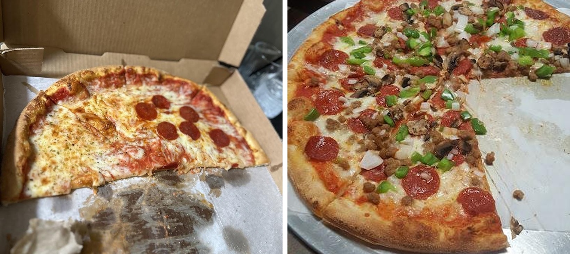 Captain's Pizza Menu
